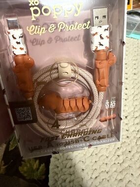 Poppy dachshund phone charger